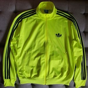 Adidas Track Jacket (Neon Yellow)